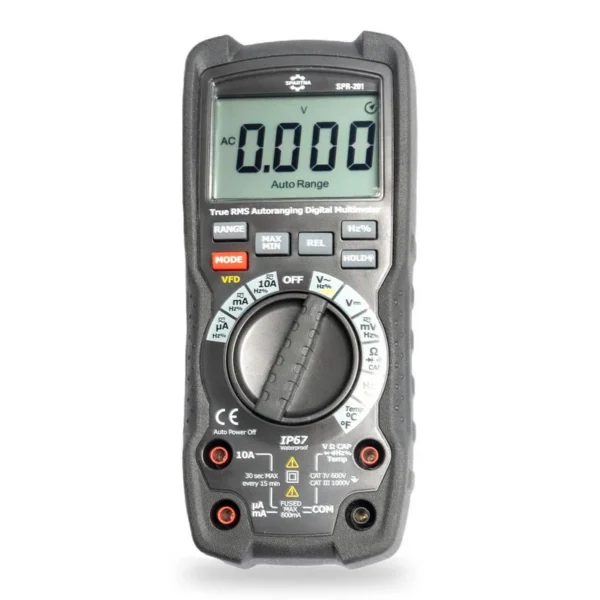 Spartna SPR-201 Heavy Duty Industrial Digital Multimeter